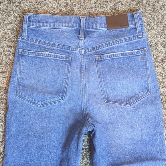 Madewell womens medium blue high rise classic straight jean - Picture 14 of 16